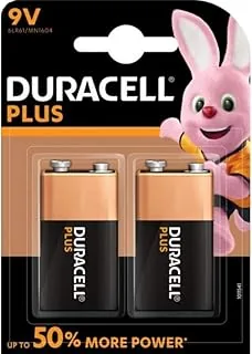 Duracell - Bateria alkaliczna - 9V x 2 - Plus (6LR61)