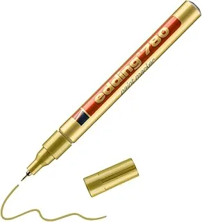 Edding 759712 marker permanentny, 0,8 mm, złoty