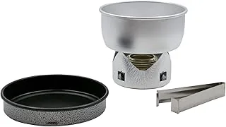 Trangia Kuchenka spirytusowa, kuchenka sztormowa, mini aluminium, z nieprzywierającą patelnią