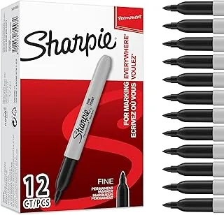 Sharpie S0810930 Marker, Czarny, 12 sztuk