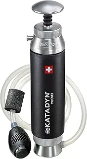 Katadyn Uniseks Pocket 2010000 Filtr do Wody, Czarny/Srebrny, 50 l