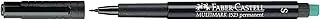 Faber-Castell 152399 Marker Permanentny, Czarny, S