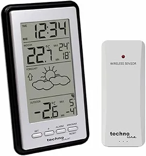 Technoline WS9130 Stacja Pogodwa, Srebrny