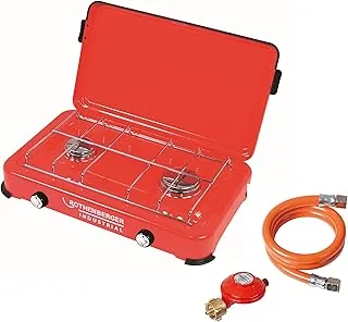 Rothenberger Industrial 35940 Dwupalnikowa Kuchenka Kempingowa Duo, Czerwony