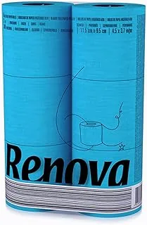 Rolka toaletowa Renova - niebieski papier (6-rolkowy standardowy zestaw)