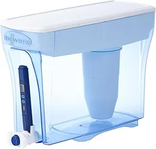 Zerowater ZD-018 Dystrybutor Wody, Niebieski/Biały, 5,7 L
