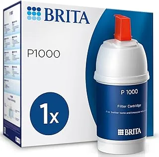 BRITA Podzlewowy filtr do wody P1000, redukcja kamienia, smaczna, czystsza woda bez chloru i zanieczyszczeń