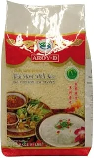 Aroy-D Ryż zapachowy, długoziarnisty 100%, 1 opakowanie (1 x 5 kg)