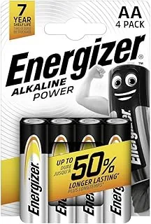 Energizer 90080 Baterie Alkaliczne, 4 Sztuki