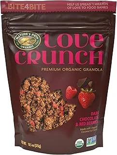Love Crunch Organic Dark Chocolate and Red Berries Granola, 11.5 Ounce, Non-GMO, Fair Trade, by Nature's Path