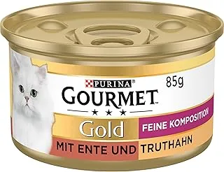 Gourmet Gold Karma dla Kotów, Kaczka/Indyk, 12 x 85 g