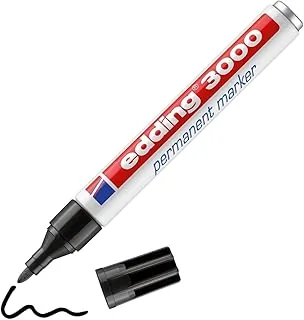 Edding 4-3000-1-1001‎ Marker Permanentny, Czarny, 1,5-3 mm