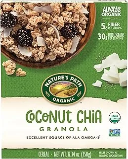 Nature's Path Organic Granola, Coconut Chia, 12.34 Oz Box