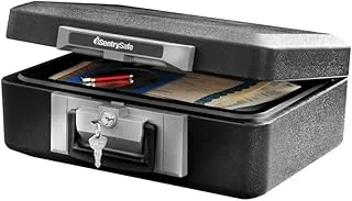 SentrySafe 1160 ognioodporne pudełko blokujące, 0,25 stóp sześciennych, czarny, 4,5 kg