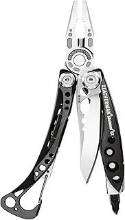Leatherman Skeletool CX - Narzędzie Wielofunkcyjne 7 w 1 na Kemping i Survival, Stal Nierdzewna, Wyprodukowano w USA Czarny