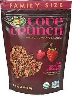 Nature's Path Love Crunch Premium Organic Granola, Dark Chocolate and Red Berries, 26.4 Ounce
