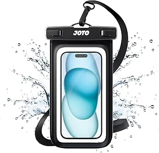JOTO Wodoodporne etui na telefon komórkowy sucha torba na iPhone 15 14 13 12 Pro Max Xs Max XR X 8 7 6S Plus SE, Galaxy S23 S22 S22+ S21 FE do 7 cali - czarny