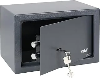 HMF 49200-11 sejf domowy na podwójny zamek, 31 x 20 x 20 cm, antracyt