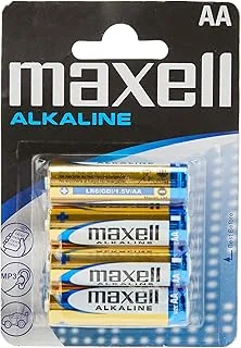 Maxell 723882 Baterie Alkaliczne, 4 Sztuki