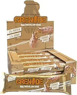 Grenade Protein Bar (12x60g) Caramel Chaos - Batony - Batony proteinowe