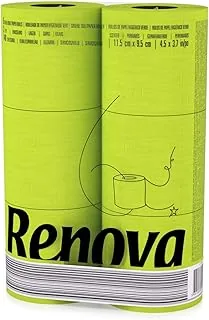 Renova Black Label Green 200064514 Papier Toaletowy, Zielony, 6 Rolek