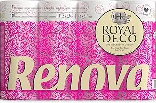 Renova 200043286, Papier toaletowy, 4-warstwowy, biały, perfumowany, 12 rolek