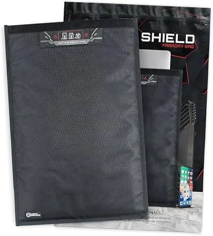 Mission Darkness Non-Window Faraday Bag for Laptops // Device Shielding for Law Enforcement, Military, Executive Privacy, EMP Protection, Travel & Data Security, Anti-hacking & Anti-tracking Assurance