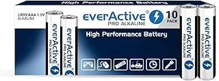 Everactive Pro EV03S10P Zestaw Baterii, Czarny/Biały, 10 sztuk