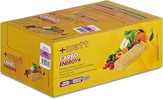 +WATT - Carbo Fruit Energy+ - baton energetyczny na bazie suszonych owoców przed pracą lub podczas treningu (leśne lasy, pudełko 20 sztuk)