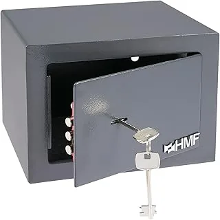 HMF 49216-11 Mały sejf z kluczem, sejf meblowy | 23 x 17 x 17 cm | antracytowy