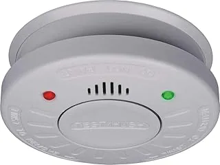 Smartwares Czujnik dymu – 10 lat żywotności baterii, znak jakości Q, przycisk kontrolny, 85 dB, RM520