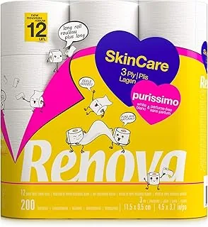 Renova Skincare Purissimo papier toaletowy, 12 rolek, biały