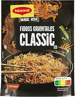 Maggi Magic Asia smaczny makaron, smaczny gotowy, makaron instant, przyprawiony azjatycko, opakowanie 12 sztuk (12 x 121 g)