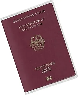 AMATHINGS 1 3 5 sztuk etui ochronne przezroczyste zmywalne dokumenty dowód osobisty odporne na rozerwanie, 5 sztuk legitymacji szczepień / nowy paszport