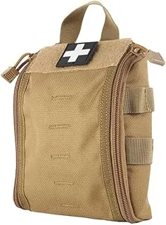 WYNEX Torby pierwszej pomocy EMT, taktyczne IFAK Medical Molle Pouch wojskowe Utility Med EDC torby outdoorowe zestaw survivalowy do taktycznego pasa biodrowego opakowanie 1000 nylon