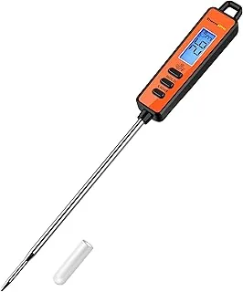 ThermoPro TP01S cyfrowy termometr do mięsa, termometr do grilla, termometr do pieczenia, termometr kuchenny, natychmiastowy odczyt, z długą sondą do pieczenia, grilla, grilla typu smoker