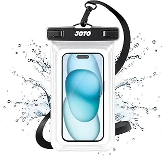 JOTO Uniwersalny wodoodporny pokrowiec pokrowiec pokrowiec pokrowiec na telefon komórkowy sucha torba etui na iPhone 11 Pro Max Xs Max XR X 8 7 6S Plus, Galaxy S20 Ultra S20+ S10 Plus S10e S9 Plus S8/Note 10+ 10 9 8, piksele 4 XL 3a do 6,9" - przezroczysty