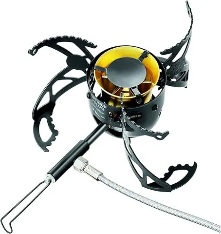 Optimus Polaris Optifuel Tactical - solidna kuchenka wielopaliwowa na gaz, benzynę, olej napędowy i naftę | 475 g | moc 4200 W | na trekking, outdoor