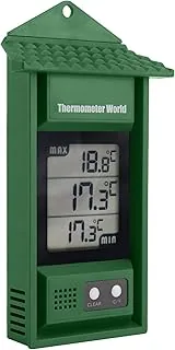 Cyfrowy termometr Max Min. Monitoruj maksymalną i minimalną temperaturę dzięki temu poręcznemu termometrowi szklarniowemu, akcesoria ogrodowe, łatwy montaż na ścianie, maksymalny minimalny termometr