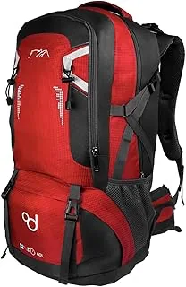 OcioDual Plecak turystyczny 60L Czerwony, lekki, wodoodporny plecak podróżny Składany plecak survivalowy Damski plecak kempingowy Męskie plecaki trekkingowe górskie Nordic Walking Sport