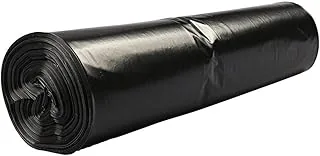 Worki na odpady z recyklingowanego tworzywa LDPE 240 l, czarne, 10 sztuk/rolka