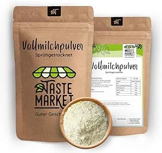 1 kg proszku pełnego mleka | 26% tłuszczu | suche mleko w sprayu | proszek mleka pełnego, idealne do podróży i rezerwy awaryjnej