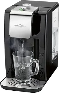 Profi Cook PC-HWS1168 - Dozownik/fontanna gorącej wody - Pojemność: do 2,2 litra - 2600 W - Kolor srebrny i czarny