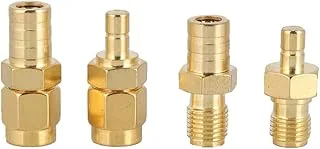 Bewinner 4 rodzaje adapterów RF, adapter SMA na wtyk SMB, zestaw konwerterów RF do anteny radia samochodowego DAB, gniazdo SMB na wtyk SMA/gniazdo SMB, wtyk SMA/gniazdo SMA na wtyk SMB