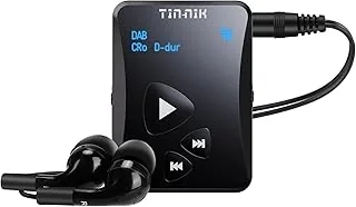Tin-Nik DAB-398S osobiste radio, przenośne, DAB/DAB+, cyfrowe mini-radio, kieszonkowe, RDS FM, z akumulatorem, słuchawkami, wyświetlaczem OLED