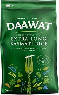Daawat Extra Long Basmati Rice, 1 opakowanie (1 x 5 kg)