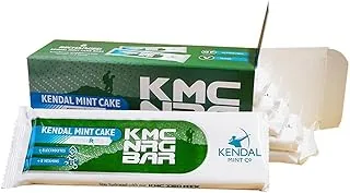 KMC NRG BAR: Kendal Mint Cake - gładkie (6 x 85 g batonów), do uprawiania sportu, biegania, wędrówek, jazdy na rowerze, odpowiednie dla wegan i bezglutenowe