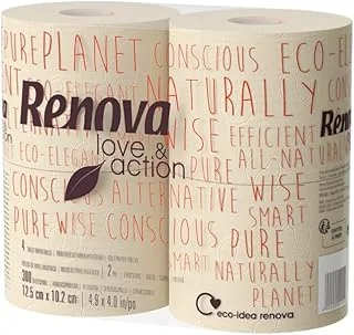 Renova Eco Love & Action Papier Toaletowy, 4 Szt.