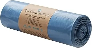 TSP worki na śmieci do dużych obciążeń 120 l – wykonane z co najmniej 90% odpadów konsumenckich (PE) – certyfikat Blauer Engel – 25 rolek – bardzo odporne na rozerwanie (70 μm) – 700 x 1100 mm –