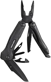 ROXON CM1349 SPARK Multitool szczypce, składane szczypce wielofunkcyjne 14 w 1, uniwersalny zestaw narzędzi do przetrwania na świeżym powietrzu